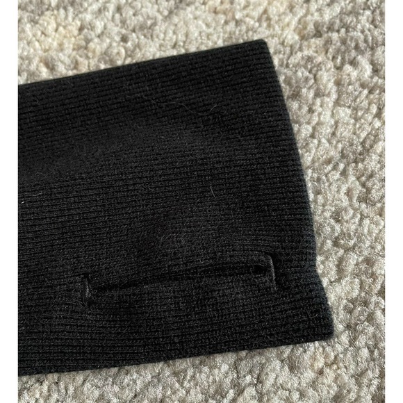 Eddie Bauer Womens M Cardigan Black Open Front Long L1 - Picture 8 of 9